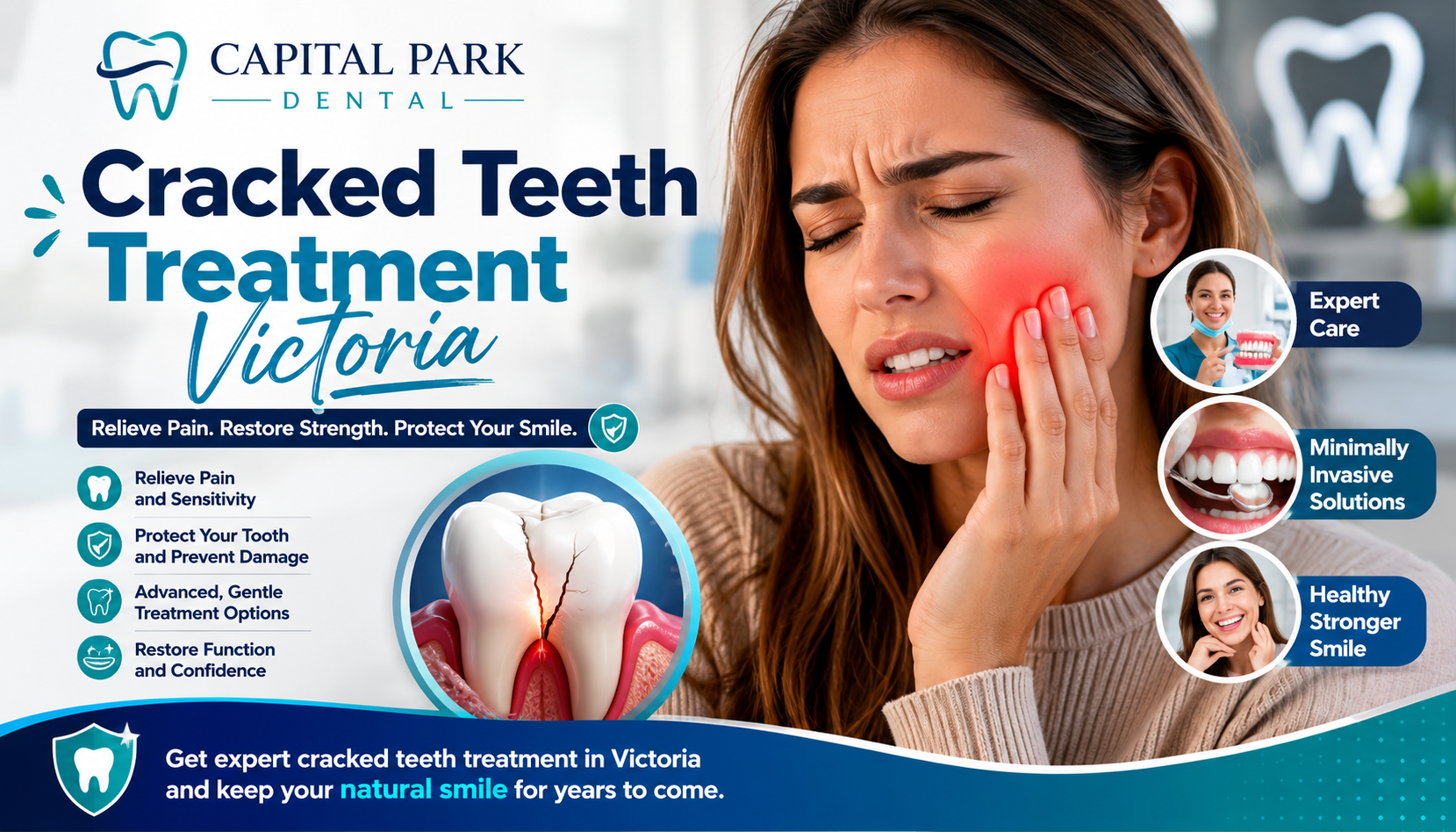 Cracked Teeth Treatment Victoria at Capital Park Dental